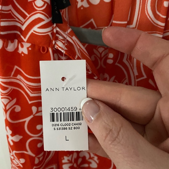 Brand New Ann Taylor Orange Maxi Dress - Picture 5 of 6
